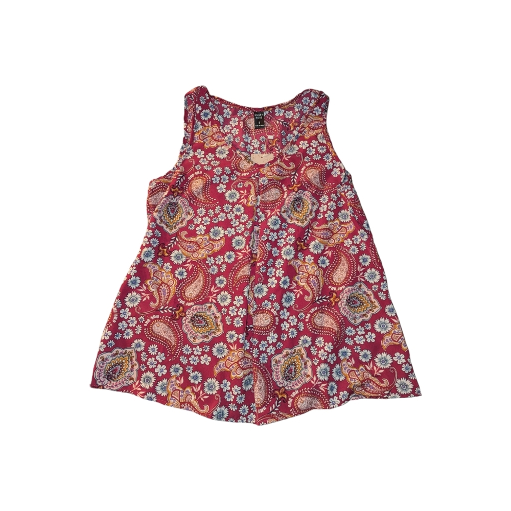 NWT Emery Rose Printed Tank Top Size Small